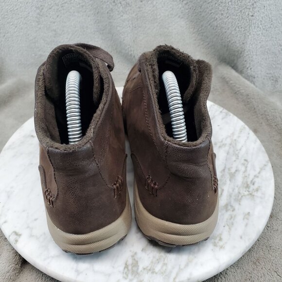 Skechers Shoes Womens Size 7.5 Wide Chocolate Brown Textile Chukka Boots - Picture 5 of 11